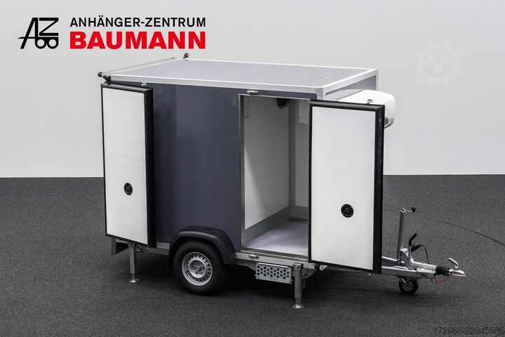 Reefer trailer Andere BAUMANN ER 2.5 FREEZE | GRAU | 2X RÄUME 250X150X180CM 1500KG TIEFKÜHLANHÄNGER