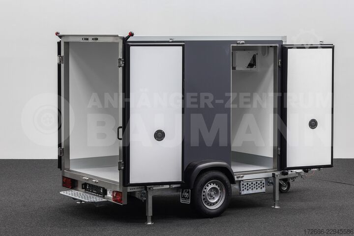 Reefer trailer Andere BAUMANN ER 2.5 FREEZE | GRAU | 2X RÄUME 250X150X180CM 1500KG TIEFKÜHLANHÄNGER