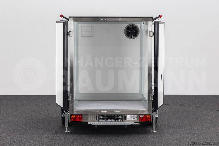 Reefer trailer Andere BAUMANN ER 2.5 FREEZE | GRAU | 2X RÄUME 250X150X180CM 1500KG TIEFKÜHLANHÄNGER