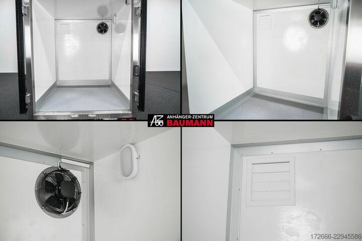 Reefer trailer Andere BAUMANN ER 2.5 FREEZE | GRAU | 2X RÄUME 250X150X180CM 1500KG TIEFKÜHLANHÄNGER