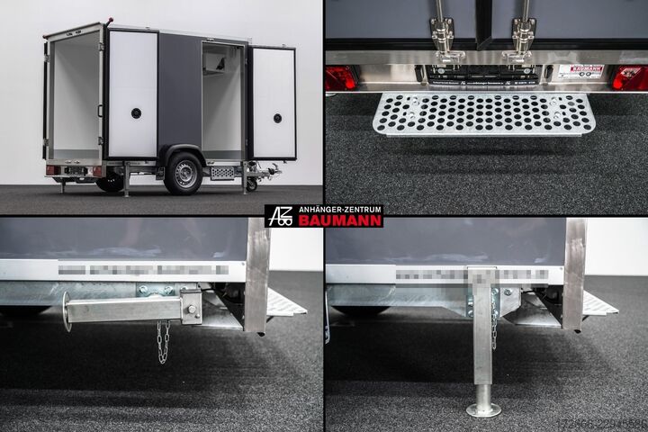 Reefer trailer Andere BAUMANN ER 2.5 FREEZE | GRAU | 2X RÄUME 250X150X180CM 1500KG TIEFKÜHLANHÄNGER