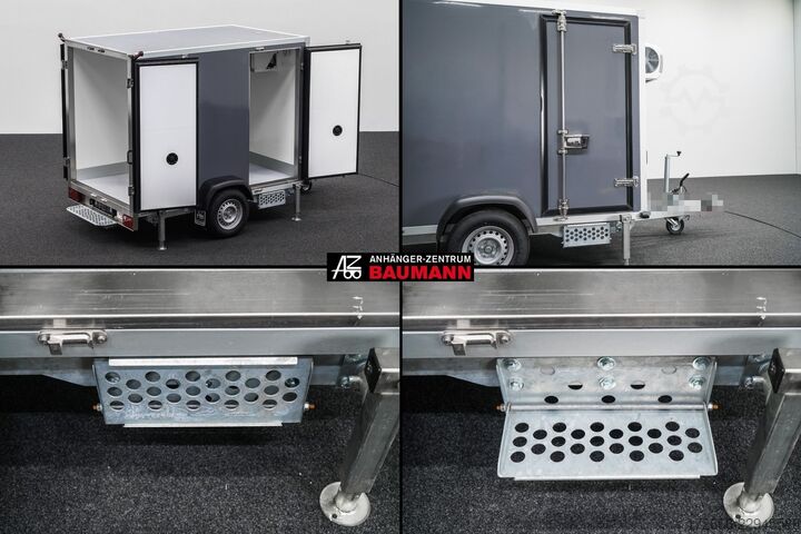 Reefer trailer Andere BAUMANN ER 2.5 FREEZE | GRAU | 2X RÄUME 250X150X180CM 1500KG TIEFKÜHLANHÄNGER