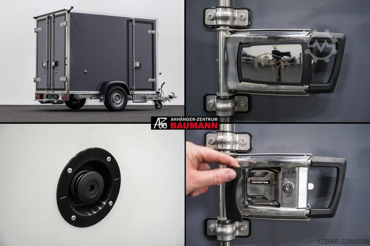 Reefer trailer Andere BAUMANN ER 2.5 FREEZE | GRAU | 2X RÄUME 250X150X180CM 1500KG TIEFKÜHLANHÄNGER