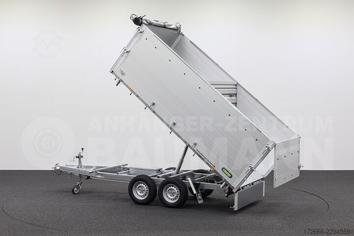 Three-way tipper Unsinn UDK-B 3617-35-14 366X175X120CM 3500KG BRENNHOLZANHÄNGER