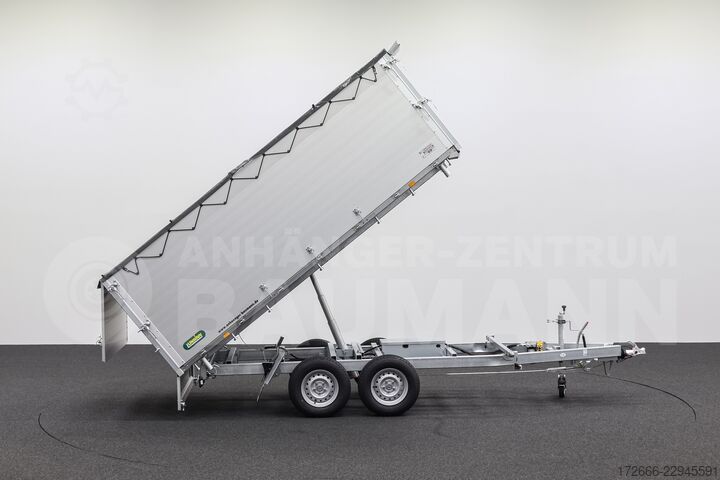 Three-way tipper Unsinn UDK-B 3617-35-14 366X175X120CM 3500KG BRENNHOLZANHÄNGER
