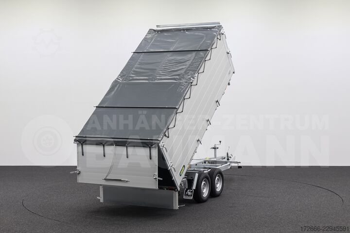 Three-way tipper Unsinn UDK-B 3617-35-14 366X175X120CM 3500KG BRENNHOLZANHÄNGER
