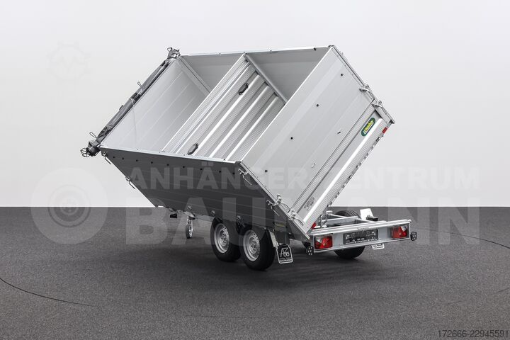Three-way tipper Unsinn UDK-B 3617-35-14 366X175X120CM 3500KG BRENNHOLZANHÄNGER
