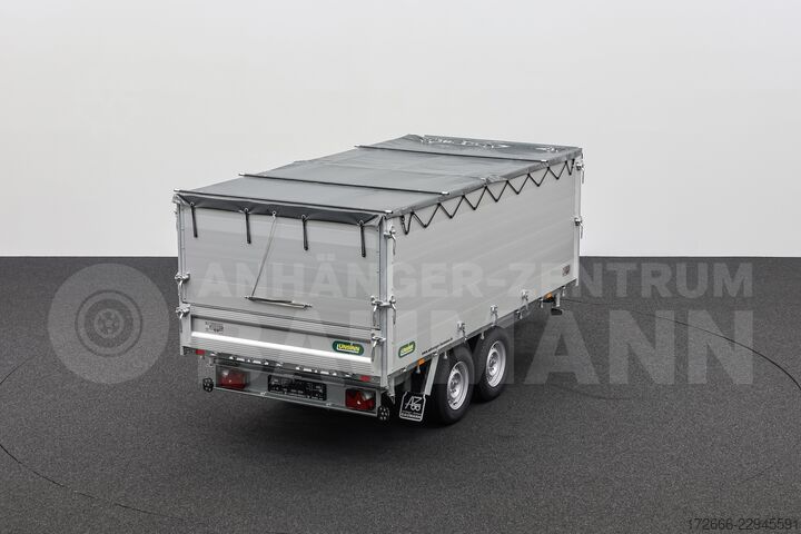 Three-way tipper Unsinn UDK-B 3617-35-14 366X175X120CM 3500KG BRENNHOLZANHÄNGER