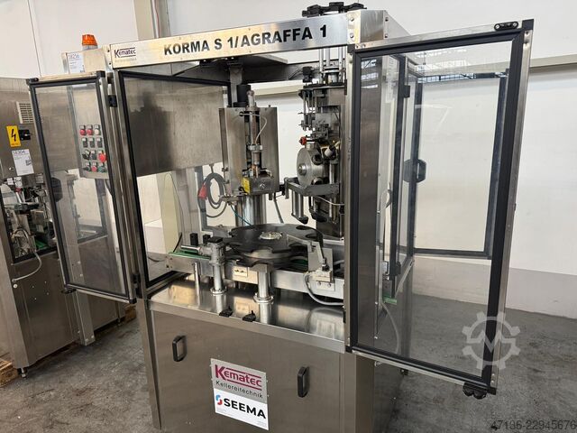 Sparkling wine corker / Wirehood machine KEMATEC KORMA S1 / AGRAFFA 1