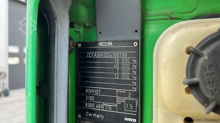 Vacuum truck Iveco Eurotech 190 E 24 (7500 LITER / MANUAL PUMP / P...