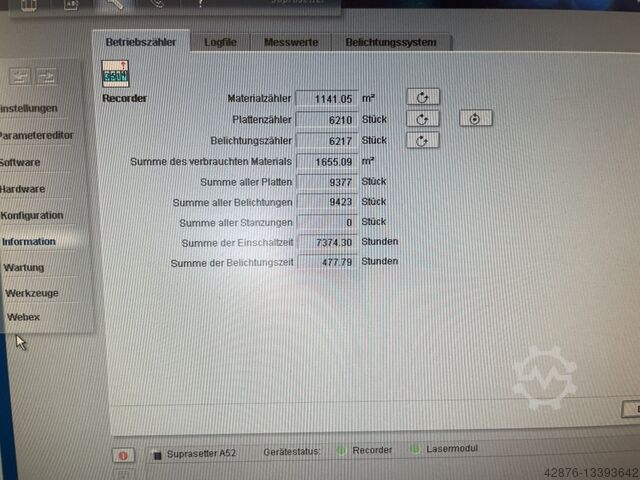 Belichter Heidelberg Suprasetter A52/A74