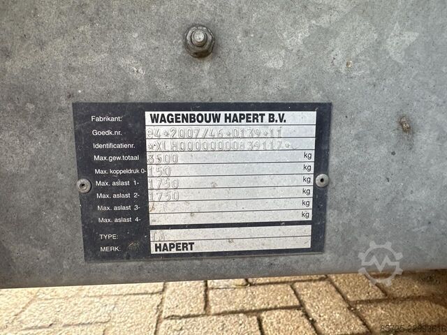 Hapert machinetransporter - Gebruikt Hapert machinetransporter - Gebruikt