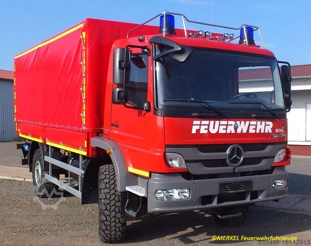 Truck with box body Mercedes Benz Feuerwehr V-LKW ATEGO 1325 AF Feuerwehr GW-L2