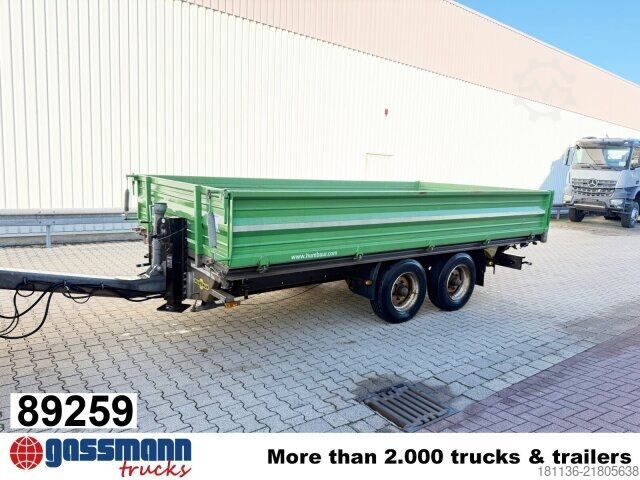 Three-way tipper trailer Humbaur HTK 105020, Rampenschacht, Verzinkt