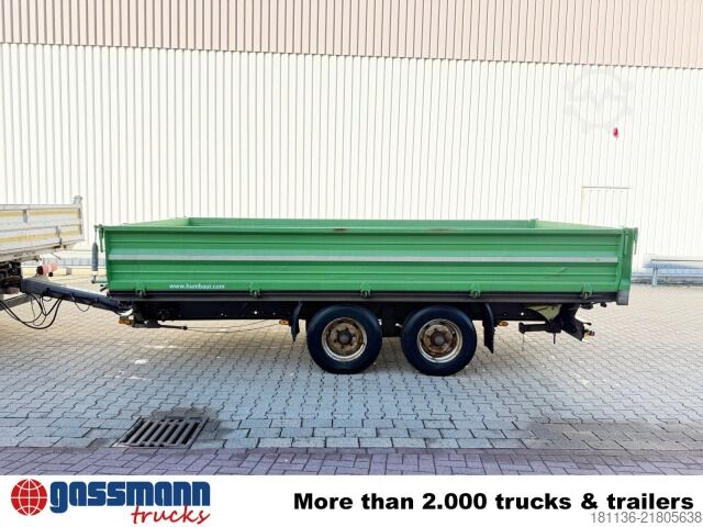 Three-way tipper trailer Humbaur HTK 105020, Rampenschacht, Verzinkt