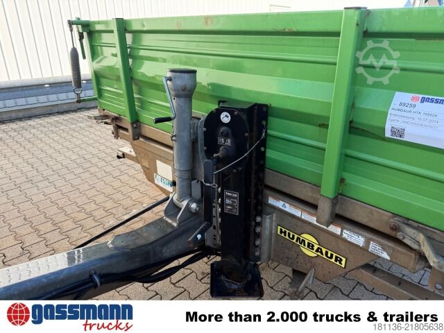 Three-way tipper trailer Humbaur HTK 105020, Rampenschacht, Verzinkt