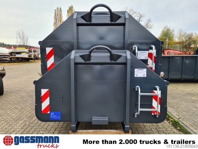 Roll-off container  Abrollcontainer mit Klappe ca. 12m³, überfahrbar