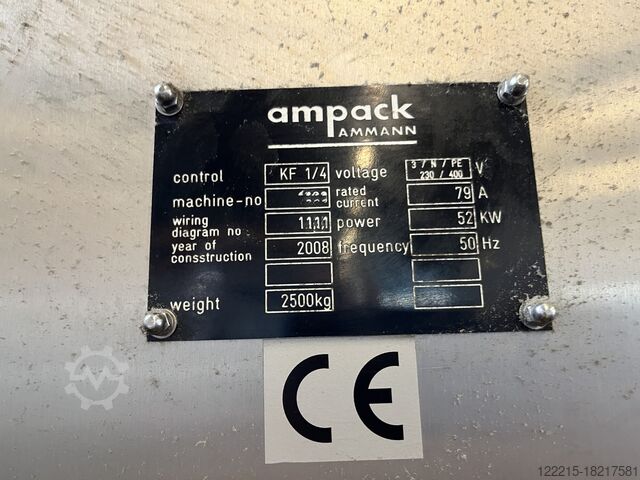Ampack Amann Carousel filler 1/4 Becherfüller (2008) Ampack Amann Becherfüller