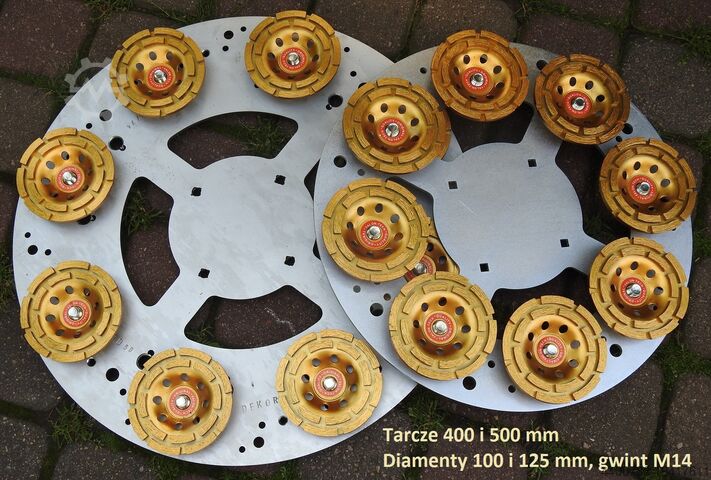 Concrete grinding, terrazzo - DIAMONDS Dekor PUHB SD50