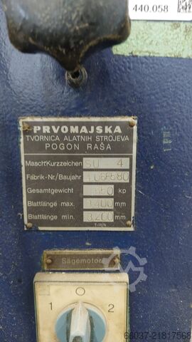 Bandsäge Prvomajska SU 4