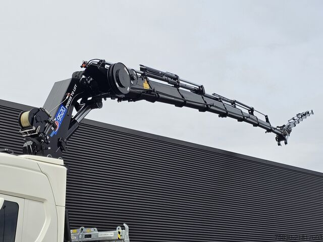 Crane truck Scania R590 V8 / 8x2 / HMF 9520 + JIB + LIER / TREKKER...