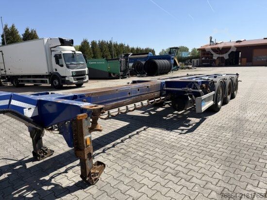 Swap body semitrailer D-Tec D-TEC VCC-01 CONTAINERCHASSI, MITTEL-UND HECKAUSSCHUB, LIFTACHSE,
