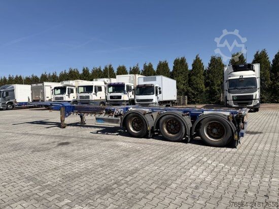 Swap body semitrailer D-Tec D-TEC VCC-01 CONTAINERCHASSI, MITTEL-UND HECKAUSSCHUB, LIFTACHSE,