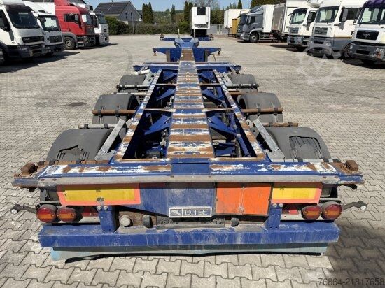 Swap body semitrailer D-Tec D-TEC VCC-01 CONTAINERCHASSI, MITTEL-UND HECKAUSSCHUB, LIFTACHSE,