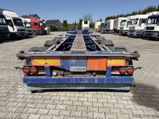 Swap body semitrailer D-Tec D-TEC VCC-01 CONTAINERCHASSI, MITTEL-UND HECKAUSSCHUB, LIFTACHSE,