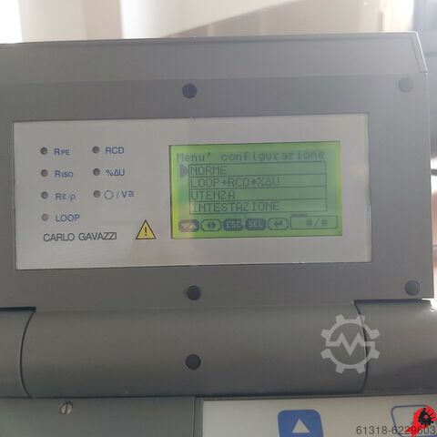 Checking the safety low voltage electric Carlo Gavazzi SEFT 950