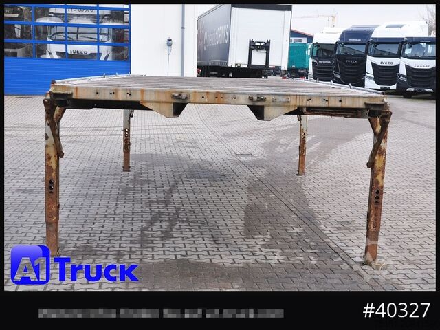 Swap body trailer WECON WPR 745, verzinkt, Plattform, Plateau,