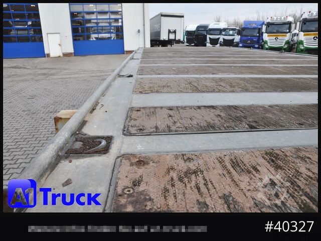 Swap body trailer WECON WPR 745, verzinkt, Plattform, Plateau,