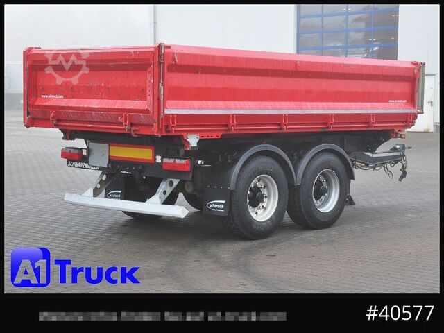 Three-way tipper trailer SCHWARZMUELLER 3 Seitenkipper-Tandem, 11m³, M-Serie