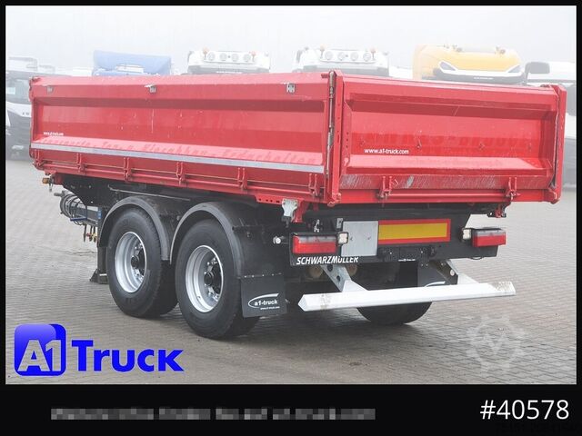 Three-way tipper trailer SCHWARZMUELLER 3 Seitenkipper-Tandem, 11m³, M-Serie