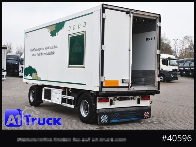 Kühlanhänger SCHMITZ Achwege & Tönjes, Rohrbahn, Fleisch, TÜR fehlt