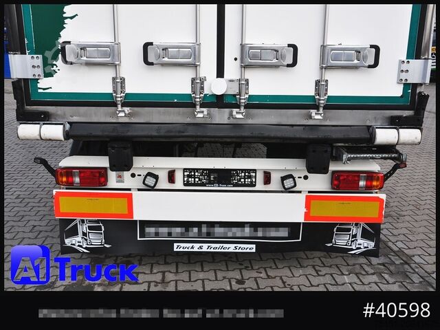 Box trailer KRONE Koffer ISO, stakr isoliert ehemaliger Kühlkoffer, Aluboden