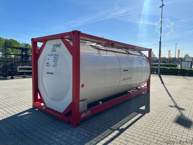 Tank container CIMC 20FT ISO / 25.060L / 1-COMP / 3 BAFFELS / UN PO...
