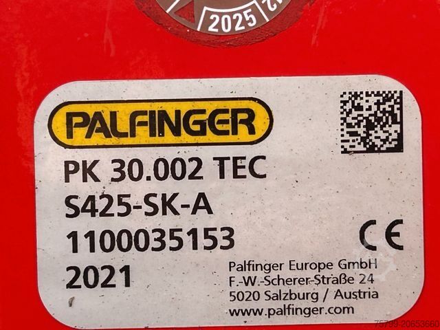 Truck mounted crane VOLVO FH 510 Plattform + PK30002 TEC + Rampen