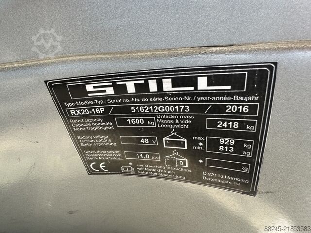Electric forklift Still RX20-16P STILL RX20-16P