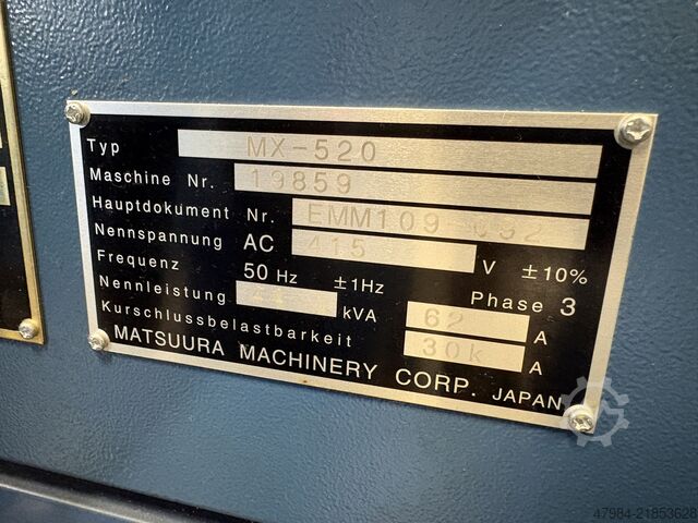 Universal machining center MATSUURA NX-520