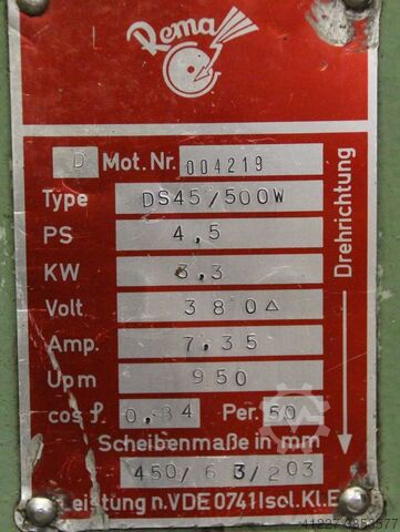 Doppelschleifbock mit Wasserkühlung Greif DS45/500W