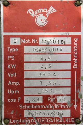 Doppelschleifbock mit Wasserkühlung Greif DS45/500W