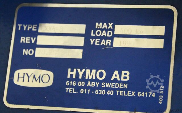 Double scissor lift table trolley 400 kg HYMO CXX4-8