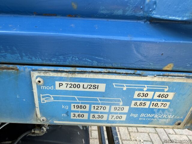 Kipper LKW DAF LF45.220 Kipper mit Kran Bonfiglioli