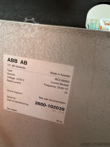 Industrial robot ABB Robotics IRB 2600 12/1.85 IRC5 M2004, komplett