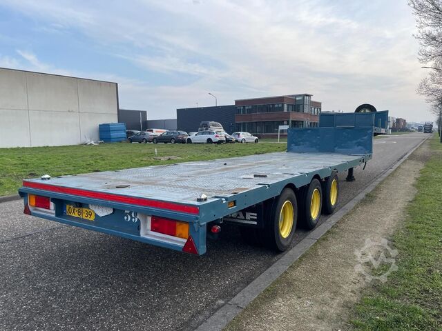Low loader Broshuis E-2190 Steel-Blatt-Lames / Extendable 18.5 M To...