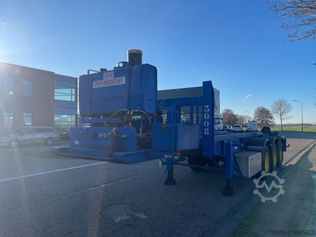 Container transport Haan C30 20 FT Tipper-Kipper / Compressor / NL Trailer