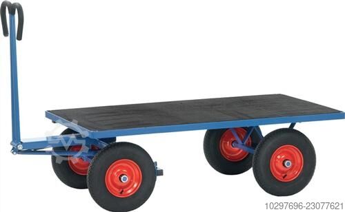 Hand flatbed trolley without superstructure - 1 unit  