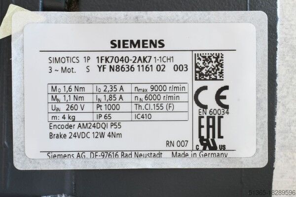 Parallel axis + gearbox + motor NTN SNR AXDL160ZGR22-D-1650-1990-E0-00XX-C-A + NP 025S-MF1-10 + 1FK7062-2AF71-1CH1