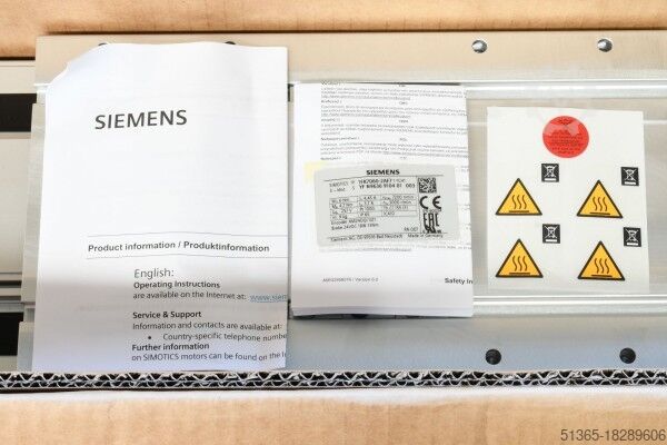 Parallel axis with synchronous motor NTN SNR AXDL160SNG2525-D-1200-1500-E0-00XX-Y-A + 1FK7060-2AF7-1CH1